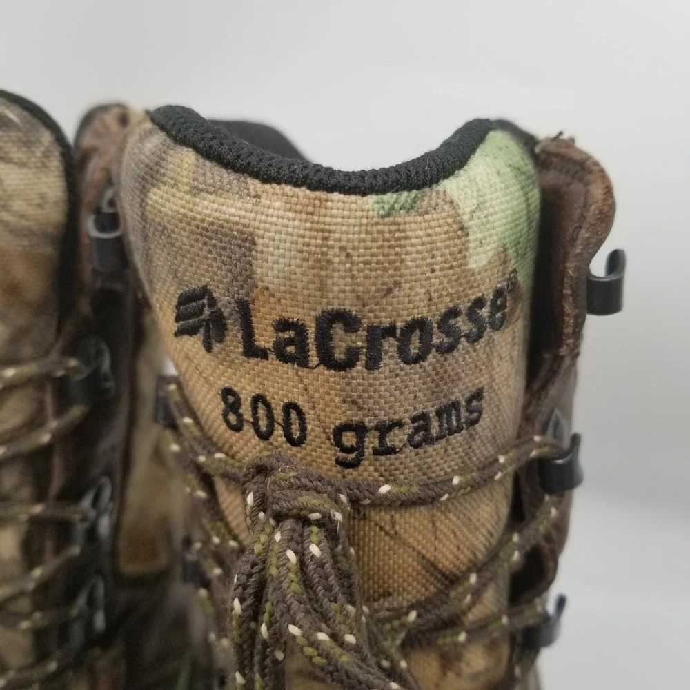 Lacrosse Hunting Boots Mens 9 Wide 800g‎ Thinsulate Ultra Gore-Tex Camo 541004